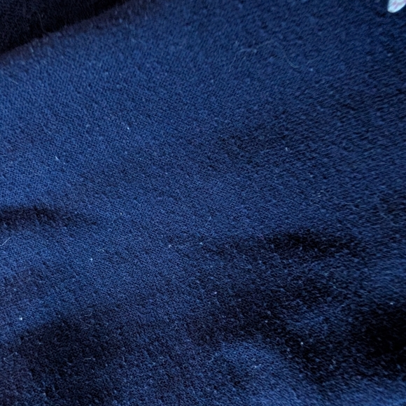 Disney Girls Frozen Hooded Zip Up Hoodie Sweatshirt Blue Glitter Graphic Print - Picture 4 of 10